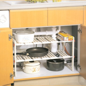 Under Sink Strechable Shelf
